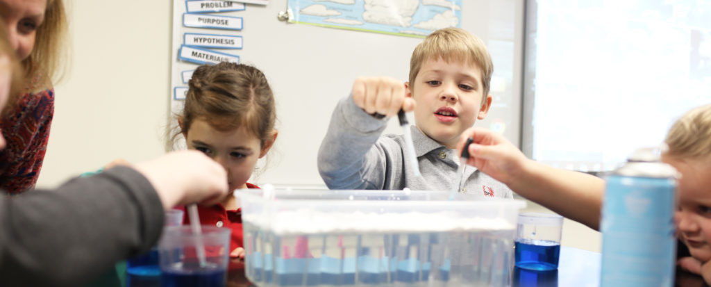 Christian school science lab