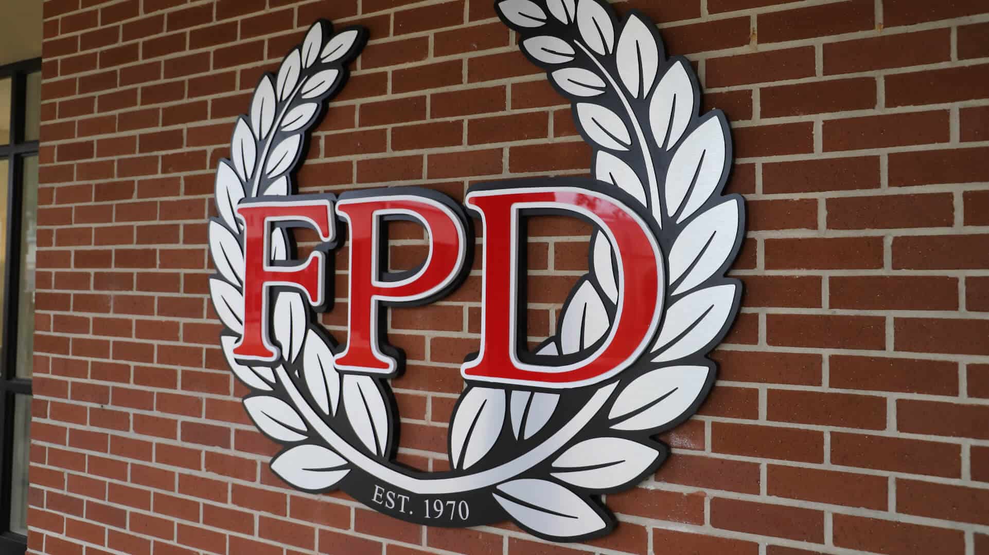 FPD logo on wall